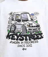 Key Street x Freakorico Work In Progress White T-Shirt