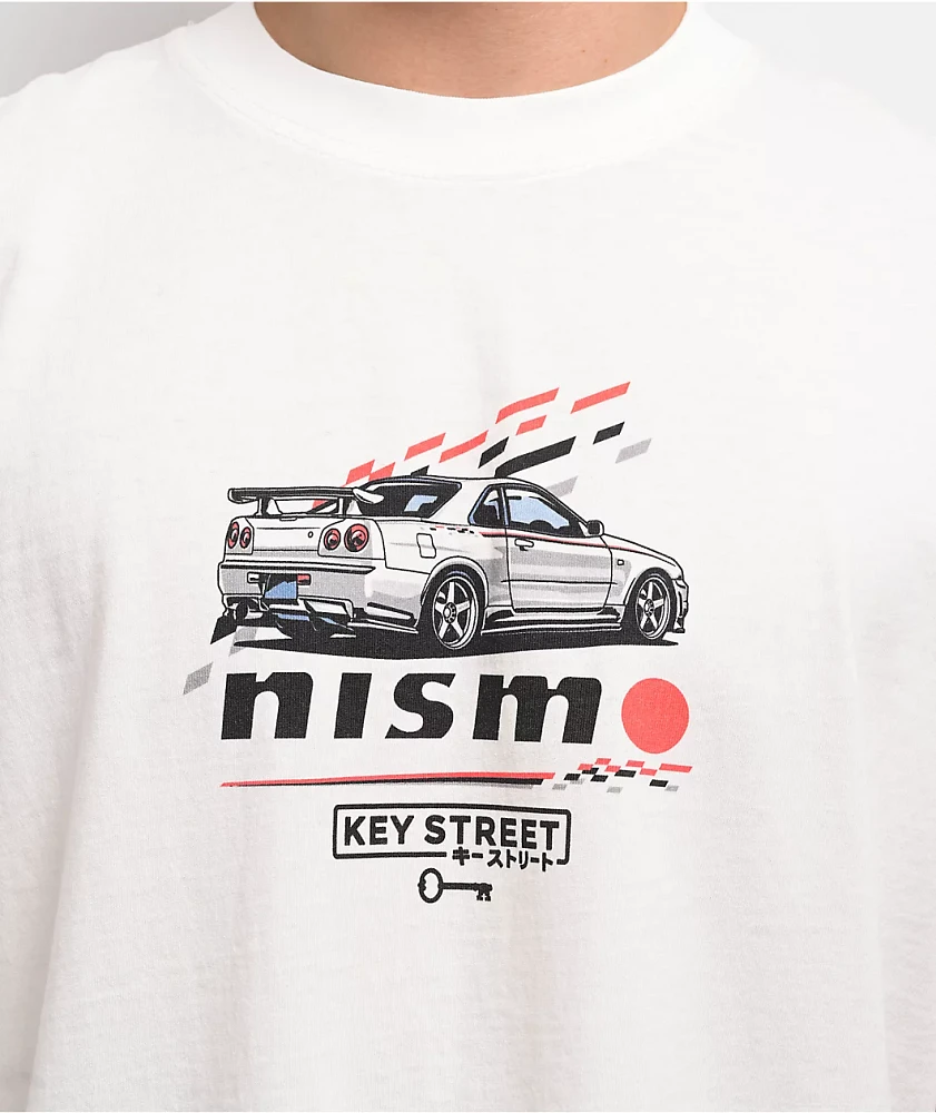 Key Street x NISMO GT-R White T-Shirt
