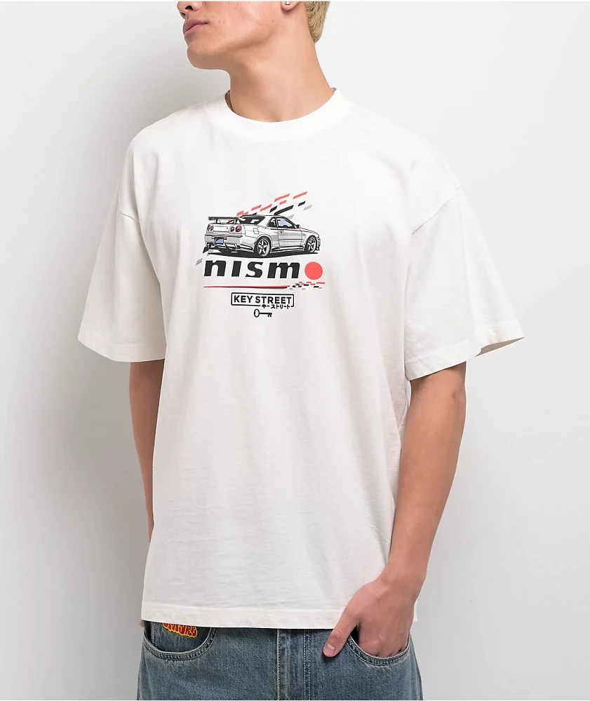 Key Street x NISMO GT-R White T-Shirt