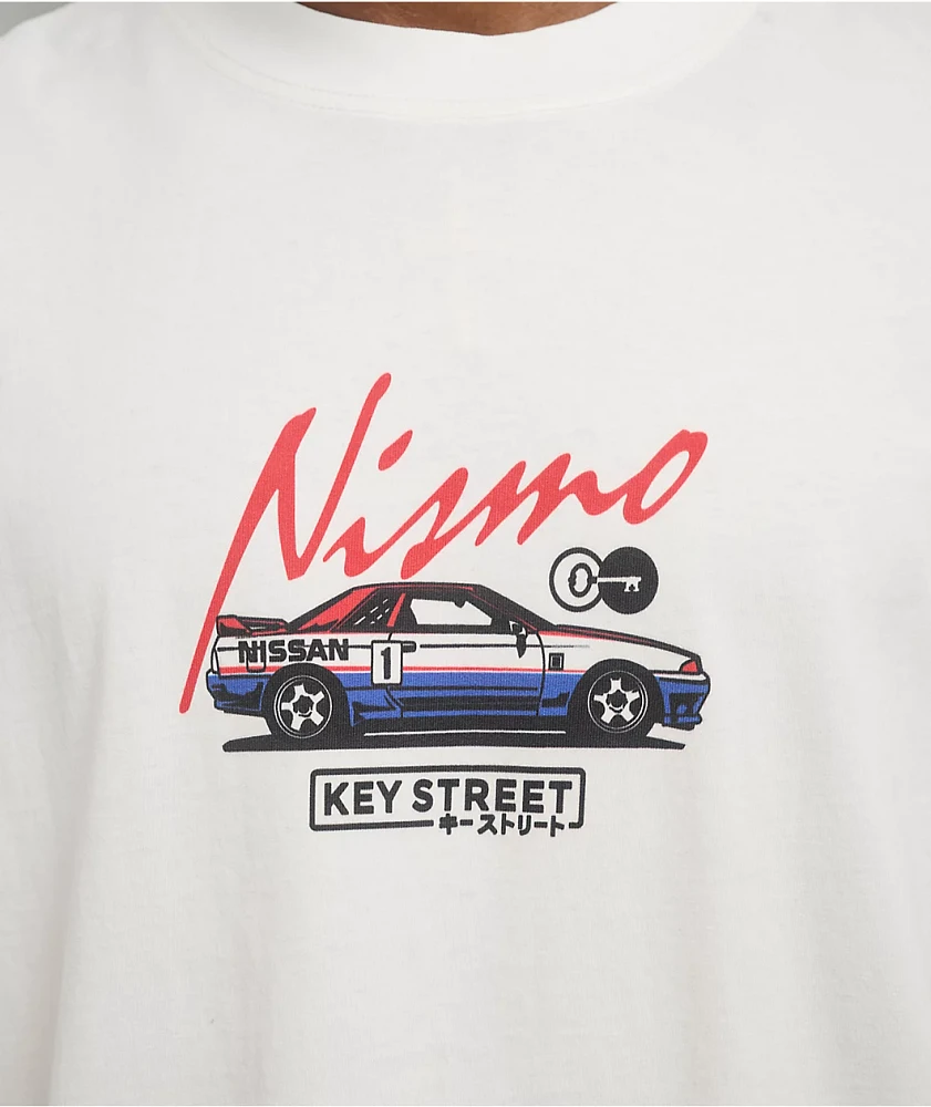 Key Street x NISMO Pit Crew White T-Shirt
