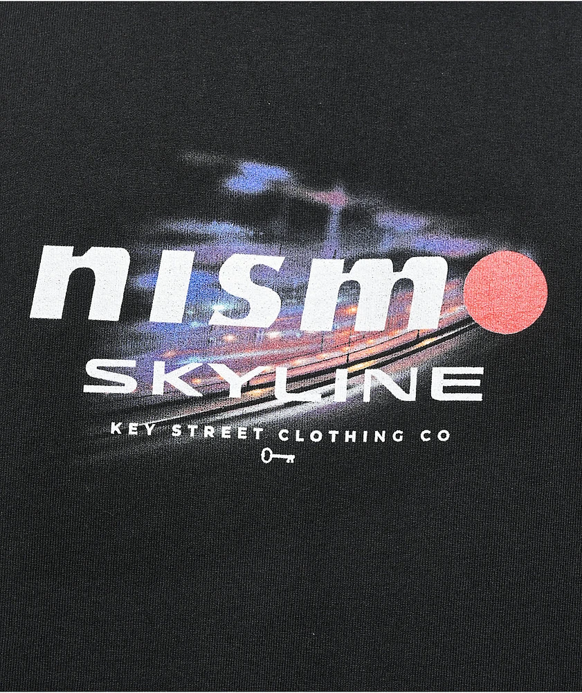 Key Street x NISMO Skyline Black T-Shirt