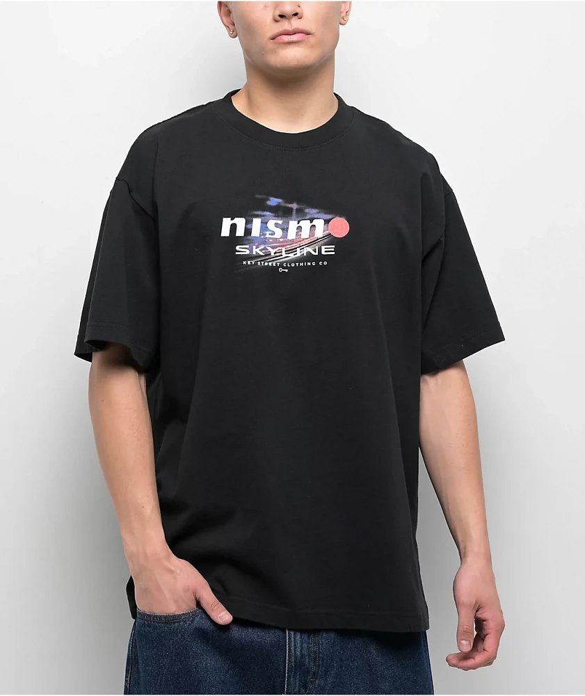 Key Street x NISMO Skyline Black T-Shirt