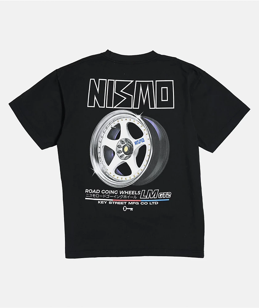 Key Street x NISMO Wheel Black T-Shirt