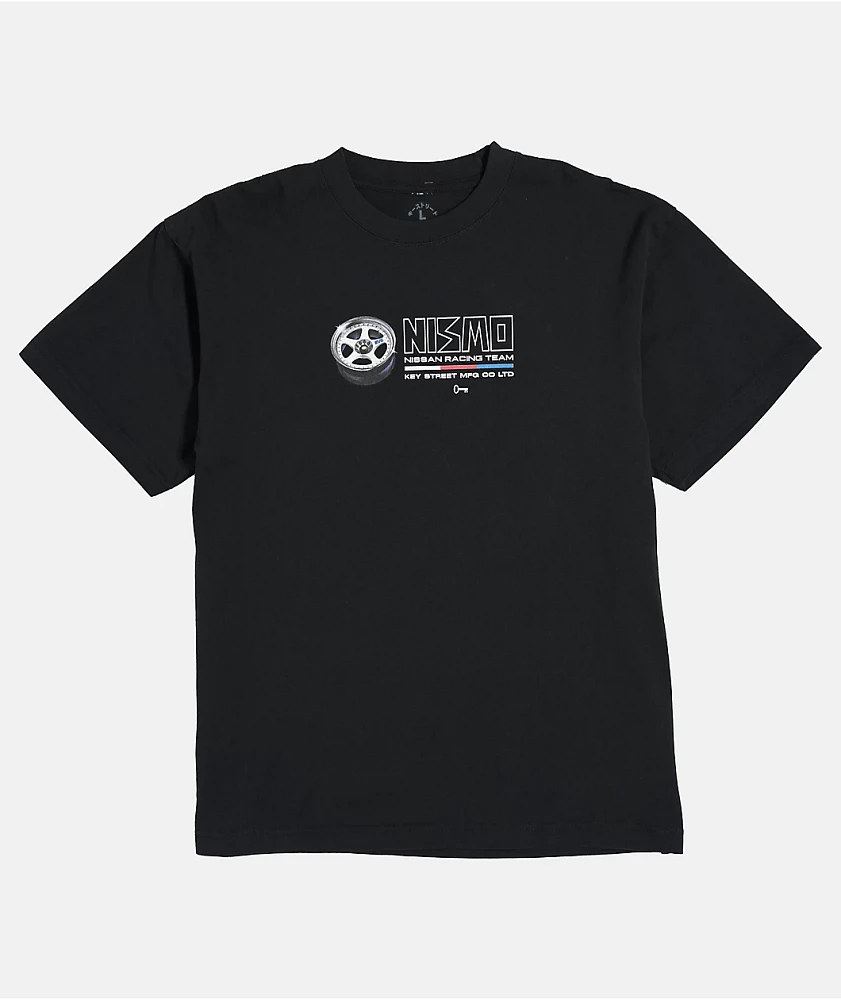 Key Street x NISMO Wheel Black T-Shirt