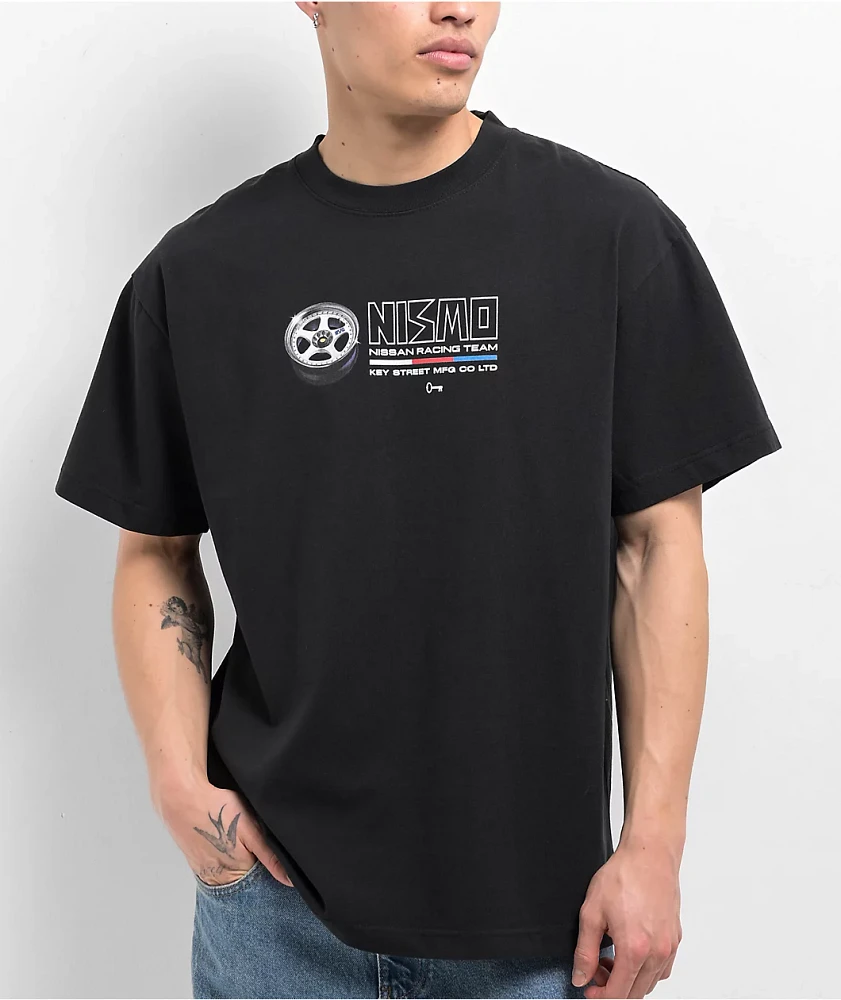 Key Street x NISMO Wheel Black T-Shirt