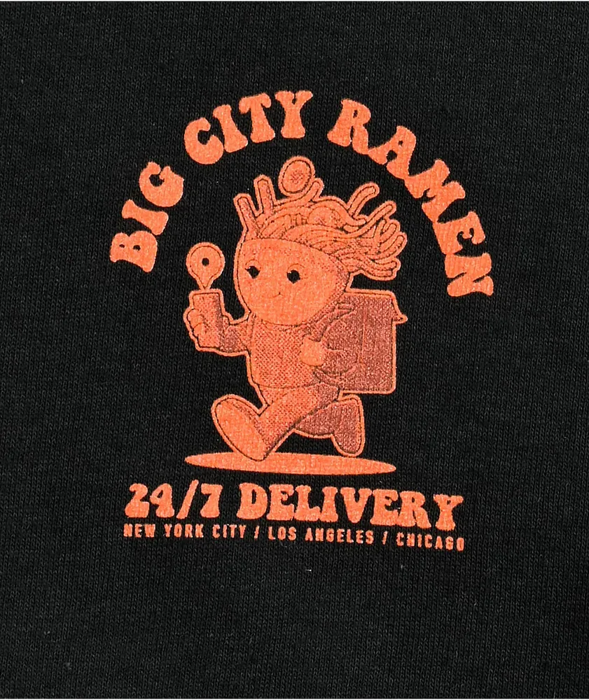 Kids Big City Ramen Black T-Shirt
