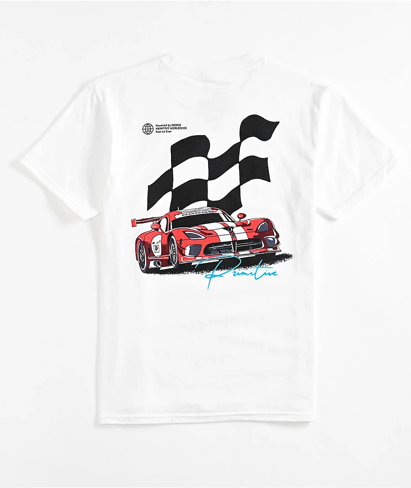 Kids Primitive x Dodge Powered White T-Shirt