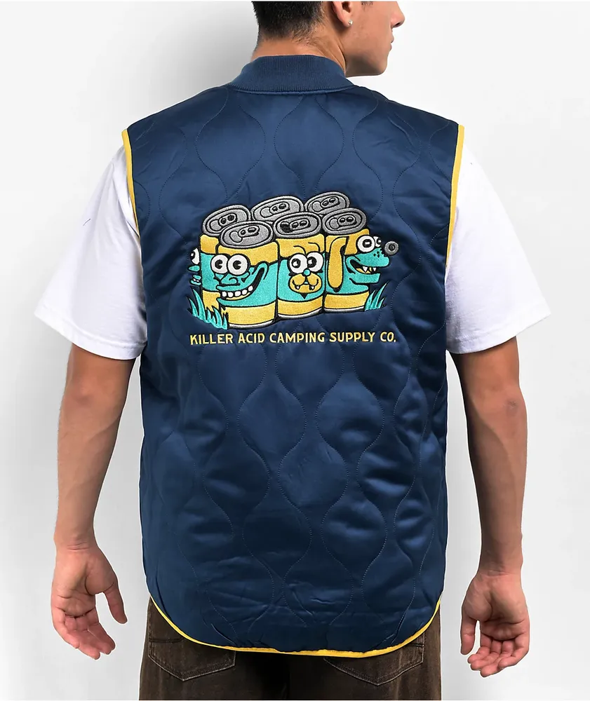 Killer Acid 6 Pack Navy & Yellow Vest