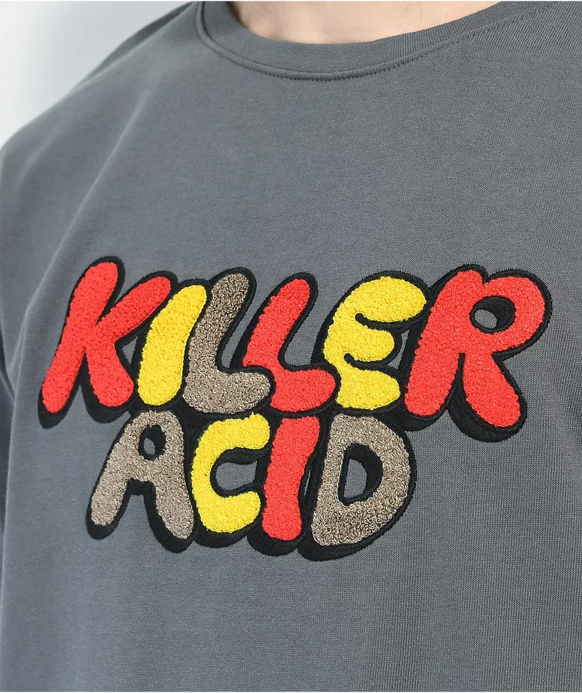 Killer Acid Big Logo Grey T-Shirt