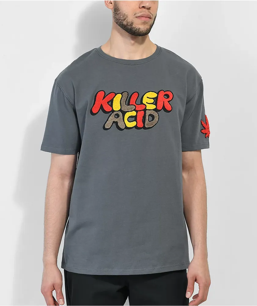 Killer Acid Big Logo Grey T-Shirt