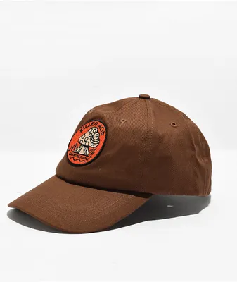 Killer Acid Camping Supply Brown Strapback Hat