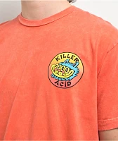 Killer Acid Cat Fantasy Orange T-Shirt