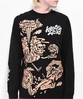 Killer Acid DIY Black Crewneck Sweatshirt