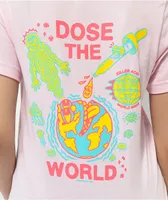 Killer Acid Dose The World Pink T-Shirt