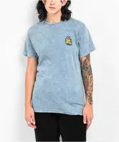 Killer Acid Duality Blue Mineral Wash T-Shirt