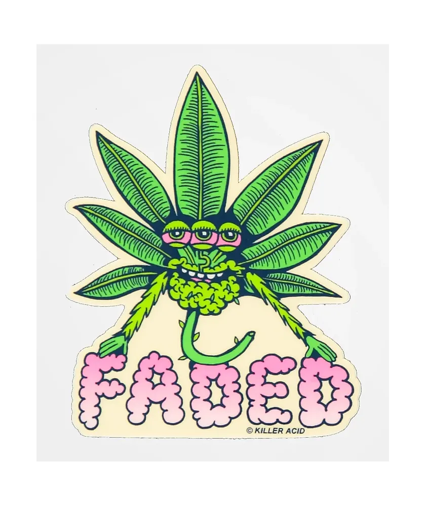 Killer Acid Faded Sticker