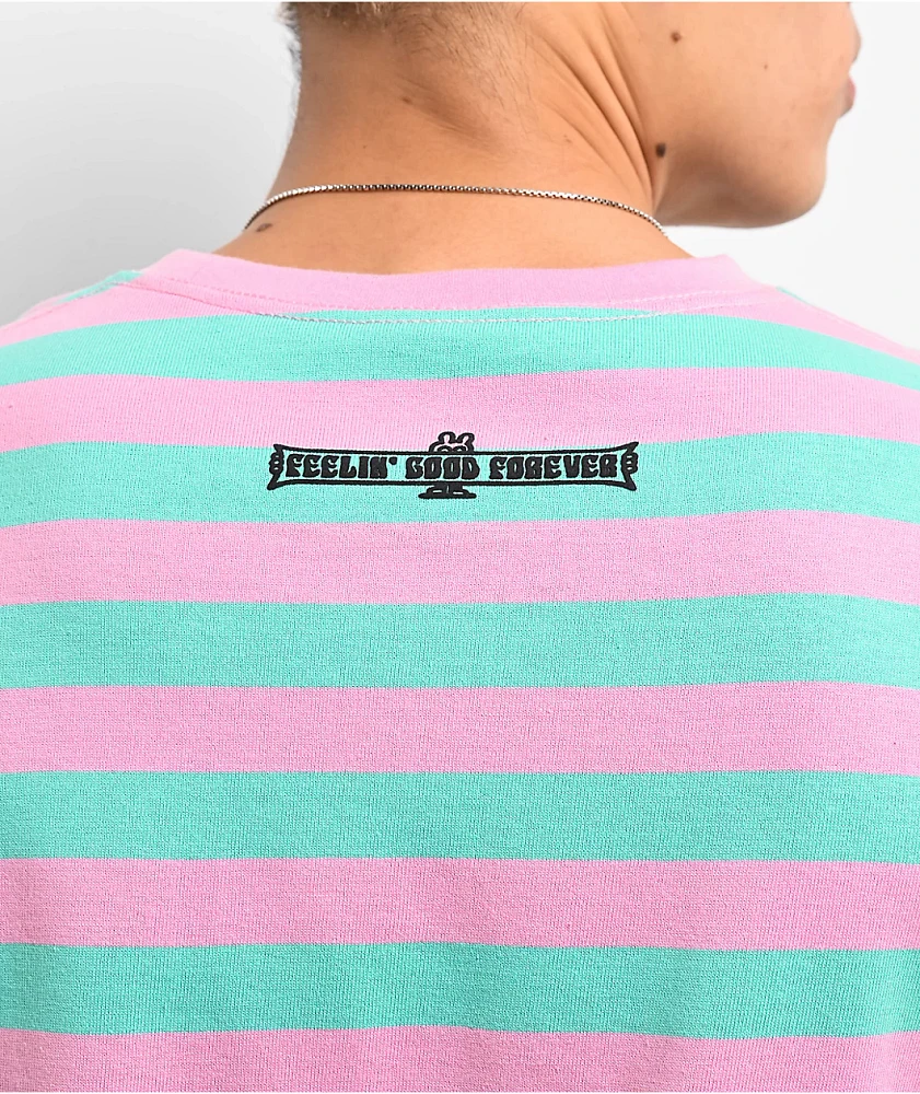 Killer Acid Feel Good Pink & Green T-Shirt