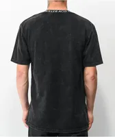 Killer Acid Flip Your Lid Black Mineral Wash T-Shirt