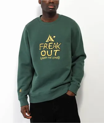 Killer Acid Freak Out Green Crewneck Sweatshirt