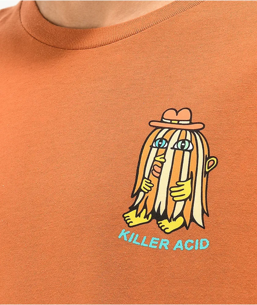 Killer Acid Freakin Out Coral T-Shirt