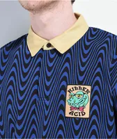 Killer Acid Frog Wavy Navy Rugby Shirt