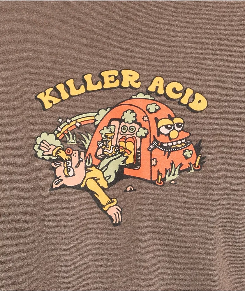 Killer Acid Good Wood Brown T-Shirt