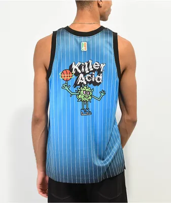 Killer Acid Kaba Blue Basketball Jersey