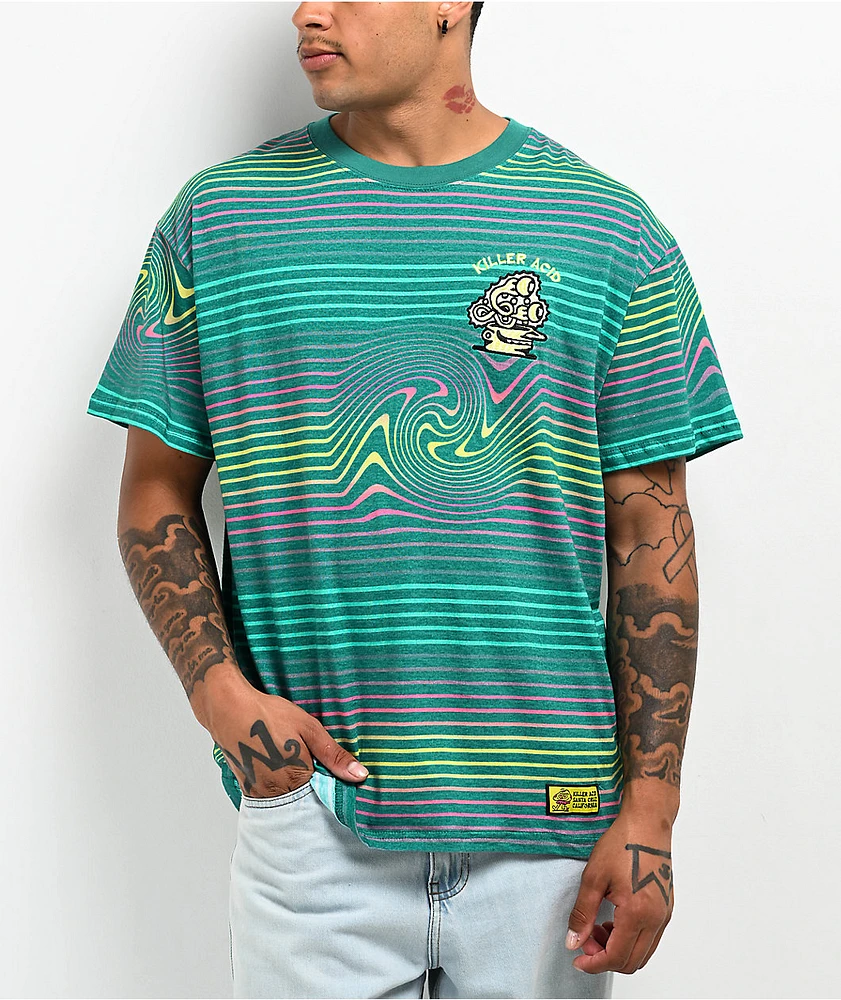 Killer Acid Magic Knit Green T-Shirt