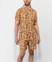 Killer Acid Mushroom Natural Button Up Shirt