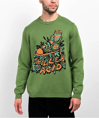 Killer Acid Ooze Green Sweater