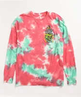 Killer Acid Pay No Mind Pink & Blue Tie Dye Long Sleeve T-Shirt