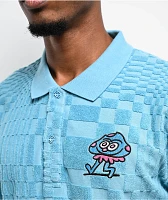 Killer Acid Scroom Blue Polo Shirt