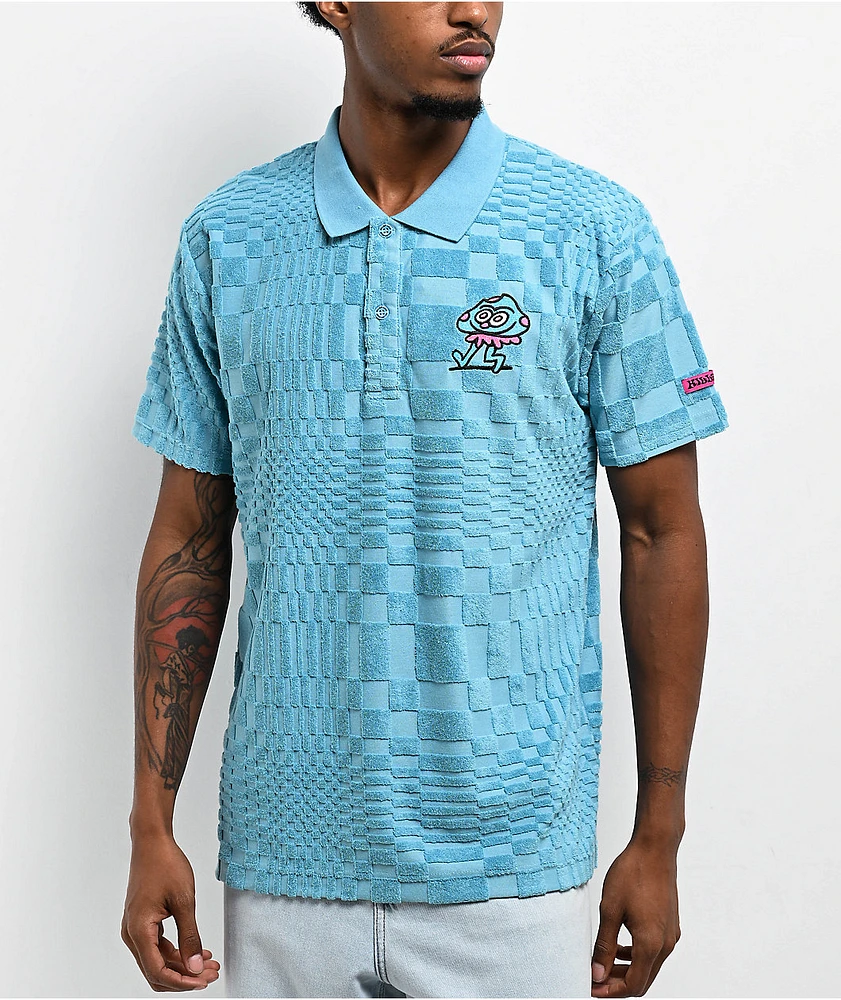 Killer Acid Scroom Blue Polo Shirt