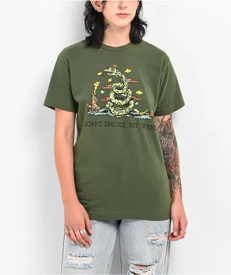 Killer Acid Smoke My Weed Green T-Shirt