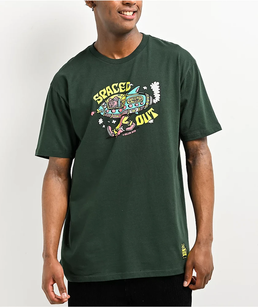 Killer Acid Spaced Out Green T-Shirt