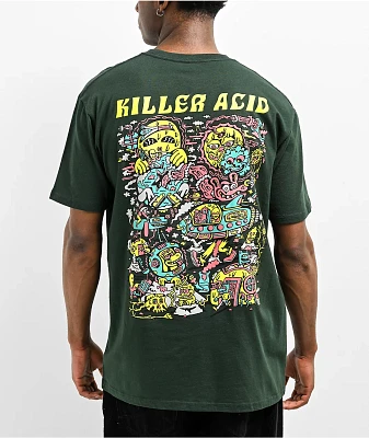 Killer Acid Spaced Out Green T-Shirt
