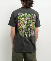 Killer Acid Stoner Graveyard Grey T-Shirt