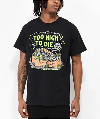 Killer Acid Too High To Die Black T-Shirt