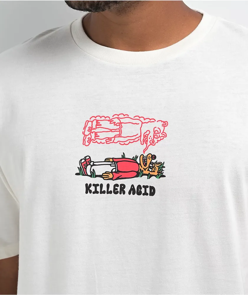 Killer Acid Touch Grass Natural T-Shirt