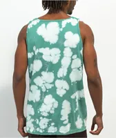 Killer Acid Wake And Bake Green Tie Dye Tank Top