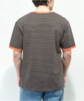 Killer Acid Way West Black & Brown Stripe T-Shirt