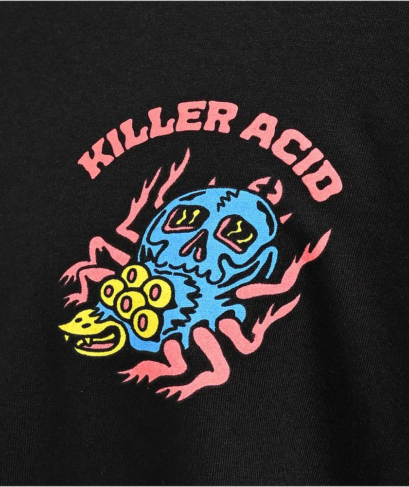 Killer Acid Why You Buggin Black T-Shirt