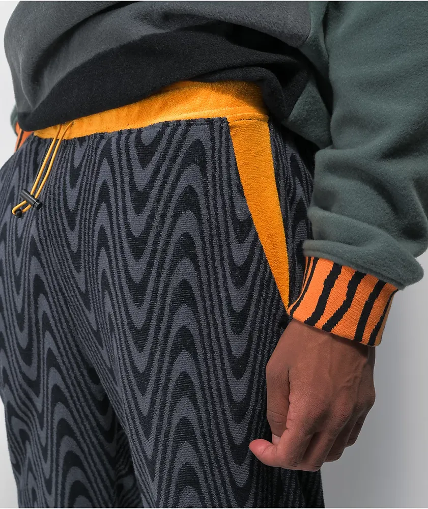 Killer Acid x The Bindle Conspiracy Hazy Sunset Black Sweatpants