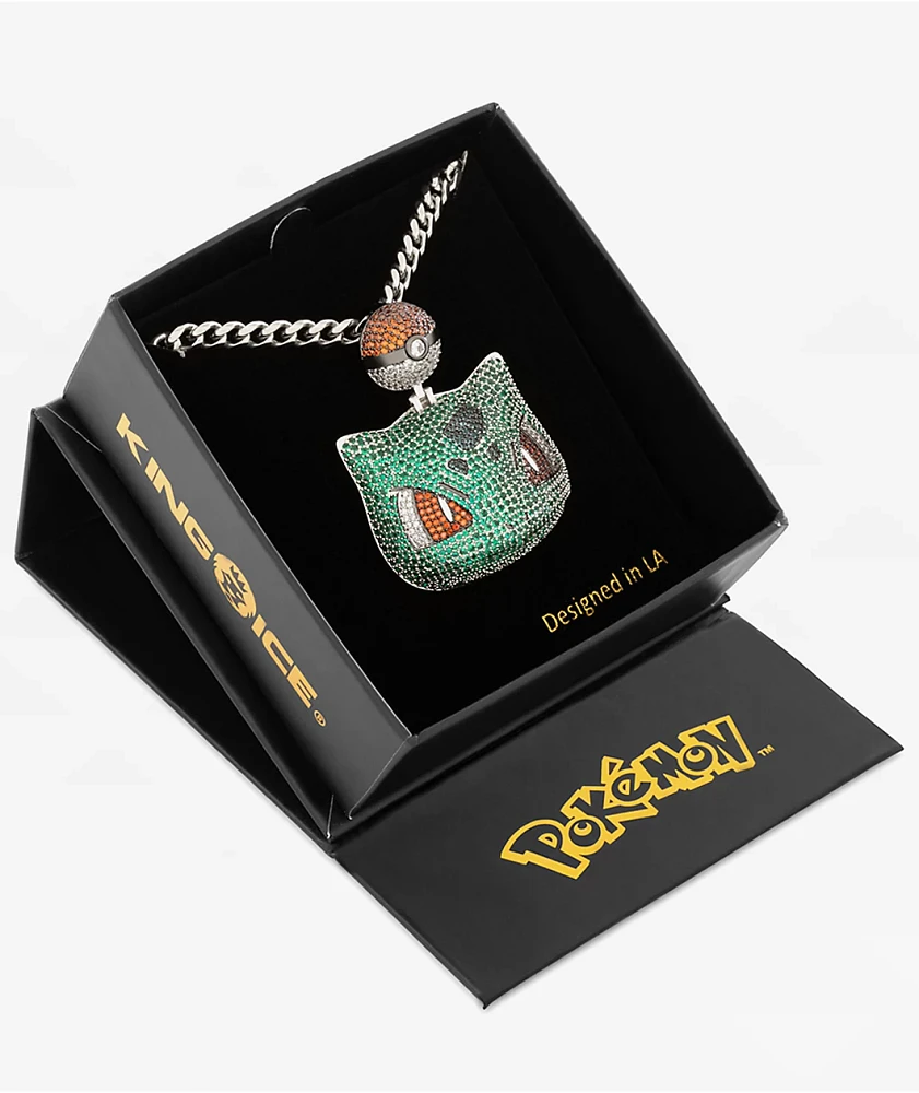 King Ice | Pokemon Bulbasaur Necklace