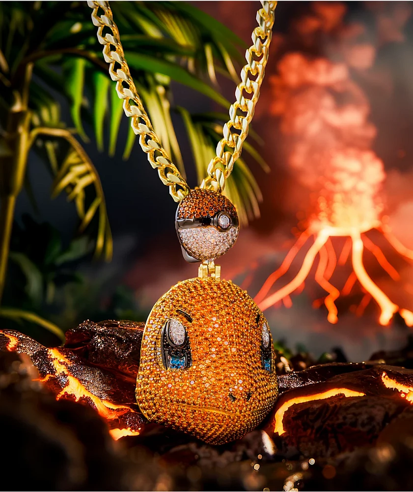 King Ice | Pokemon Charmander Necklace