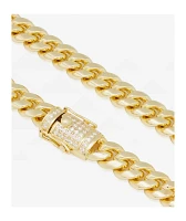 King Ice 24" Cuban 10mm Gold Chain Necklace