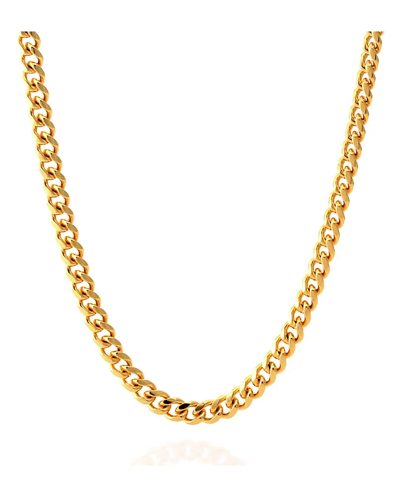 King Ice 5mm 14K Gold 26" Cuban Chain