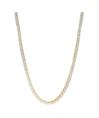 King Ice 5mm 14K Yellow Gold CZ Chain