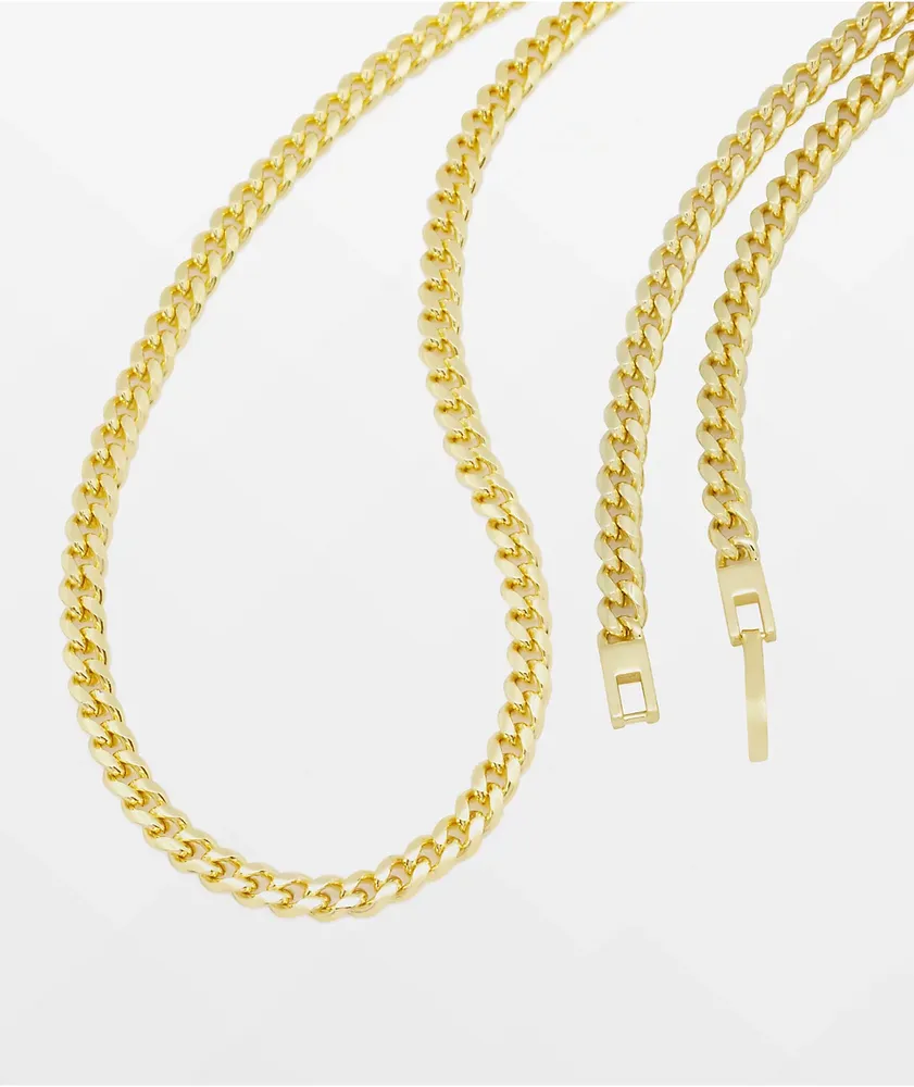 King Ice 5mm Gold Miami Cuban Chain