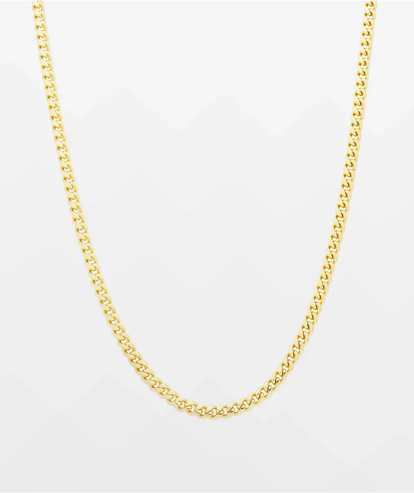 King Ice 5mm Gold Miami Cuban Chain